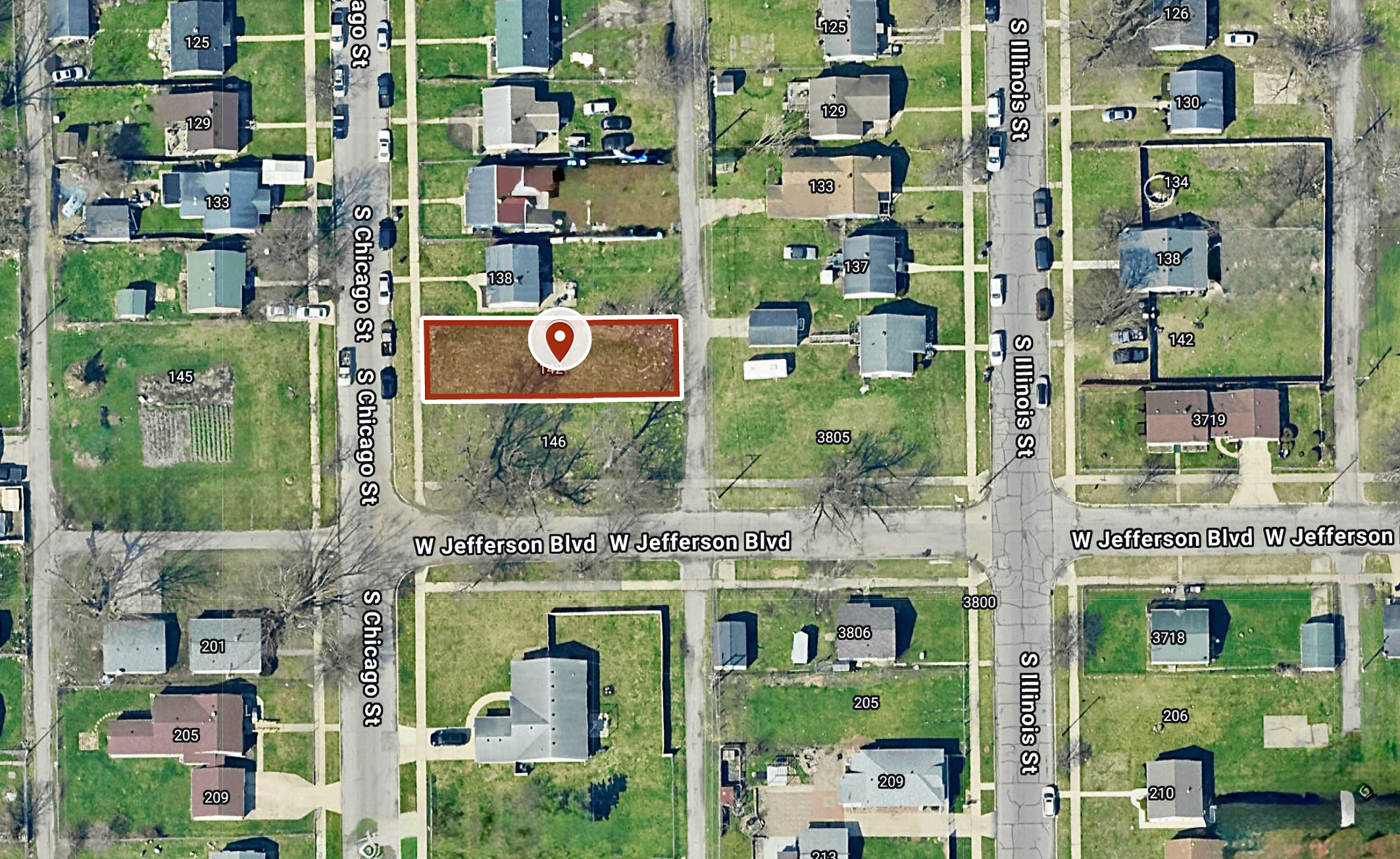 0.12 Ac (40 X 120 Sq ft.) Large Residential City Lot Close to University of Notre Dame