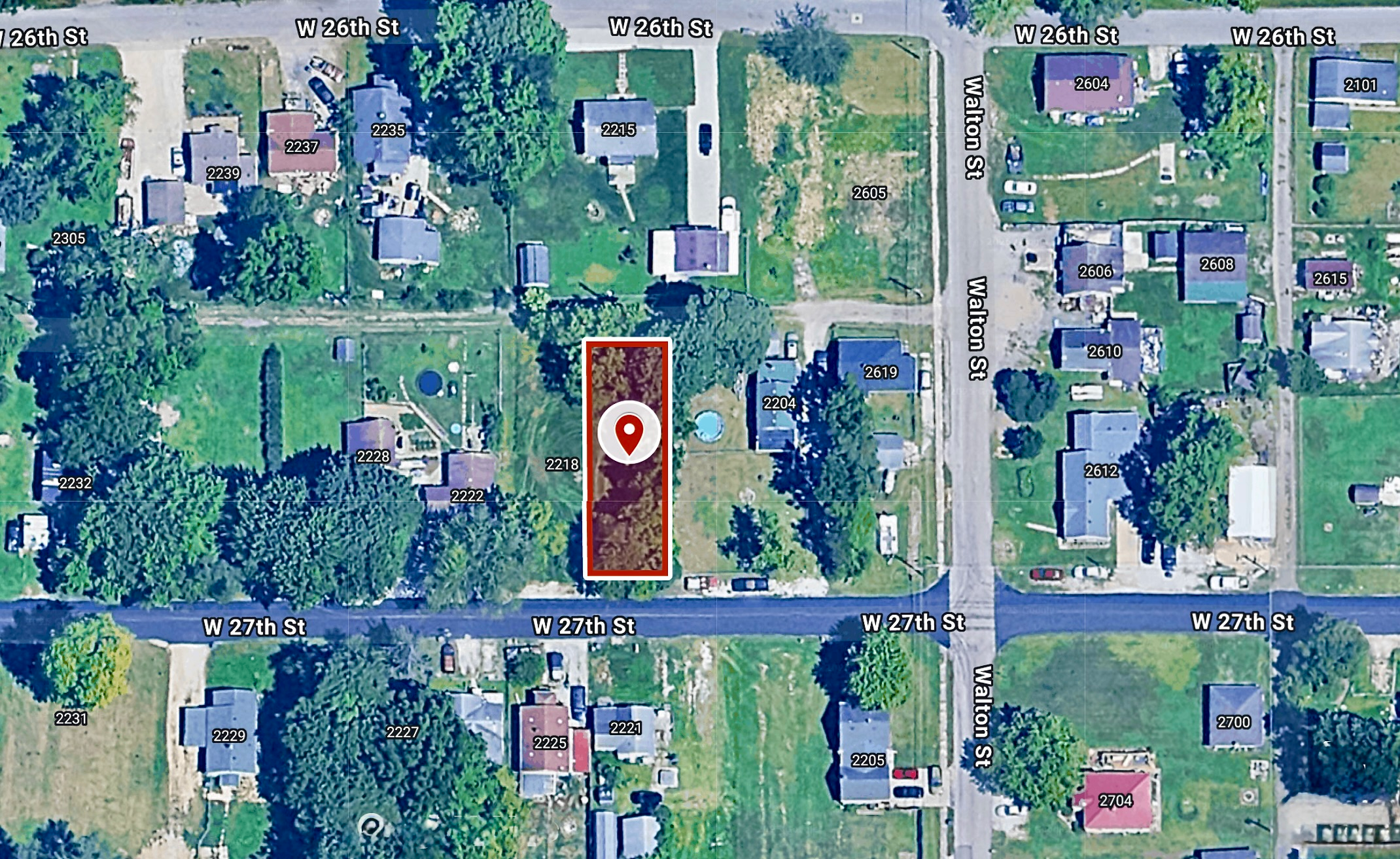 42 X 124 Sq ft. Residential City-lot in Anderson, IN, 37.2 Miles North-East of Indianapolis
