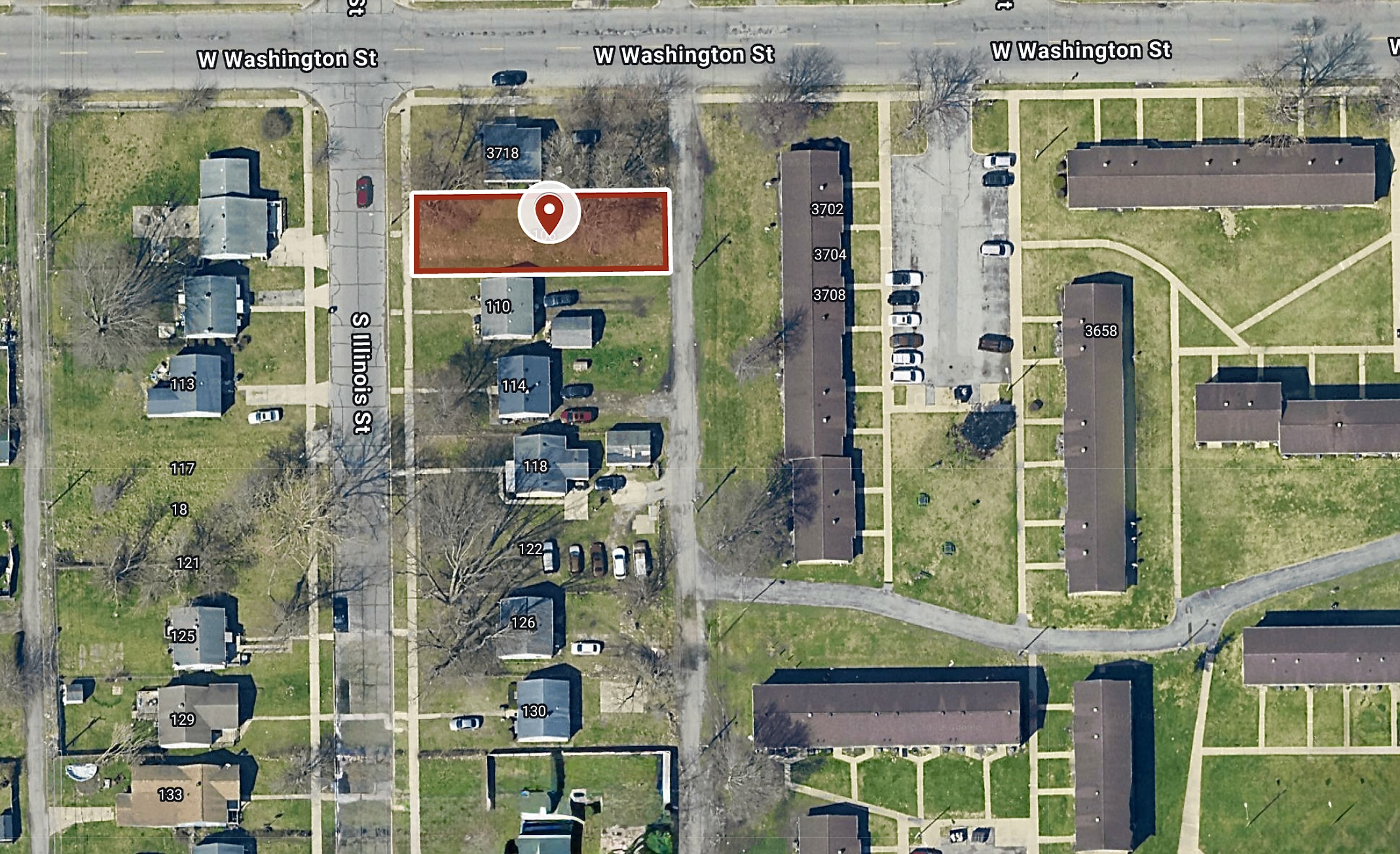 0.12 Ac (40 X 129 Sq ft.) Large Residential City Lot Close to University of Notre Dame
