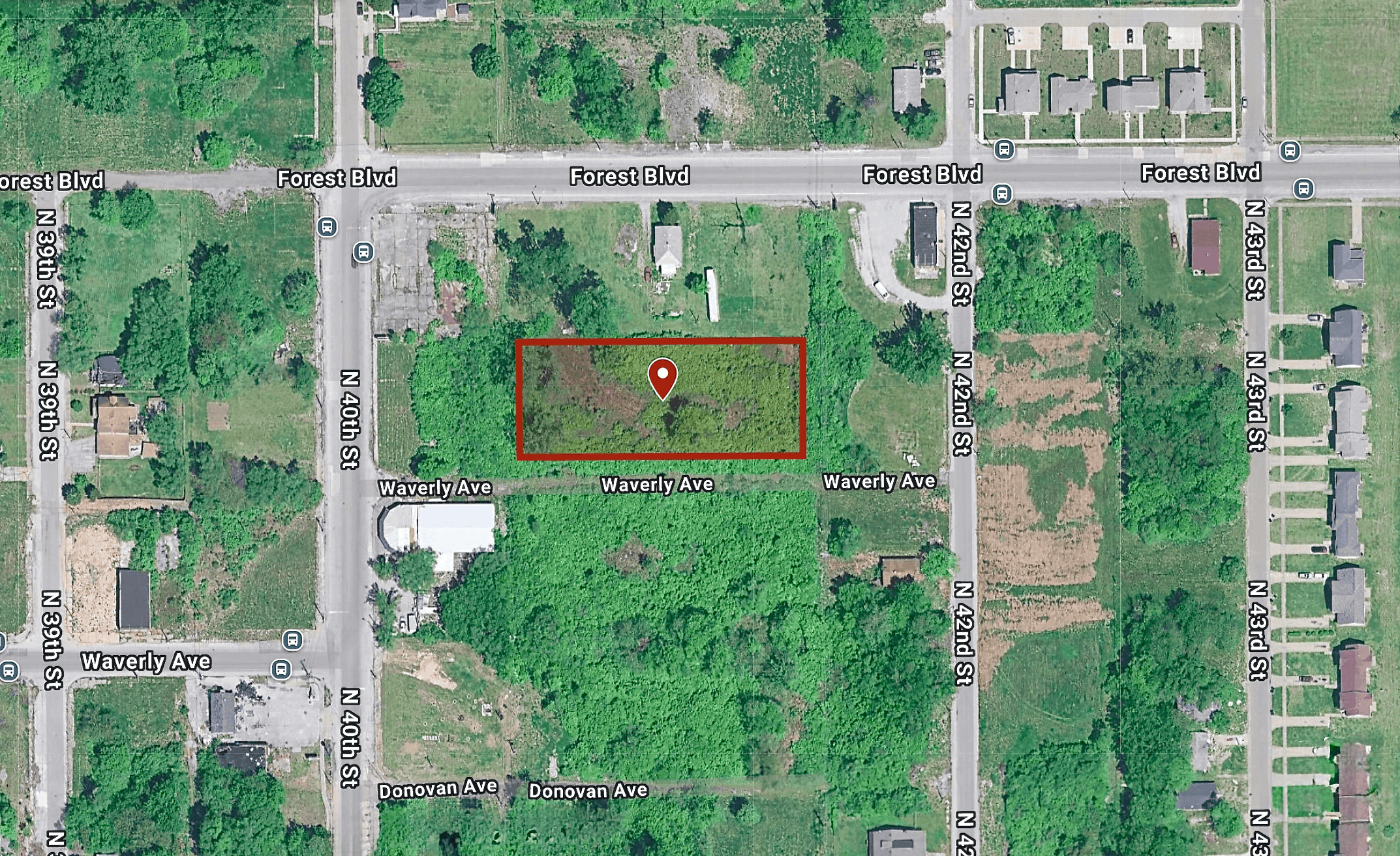 309.9 X 130 Sq ft. City Lot close to Downtown St. Louis