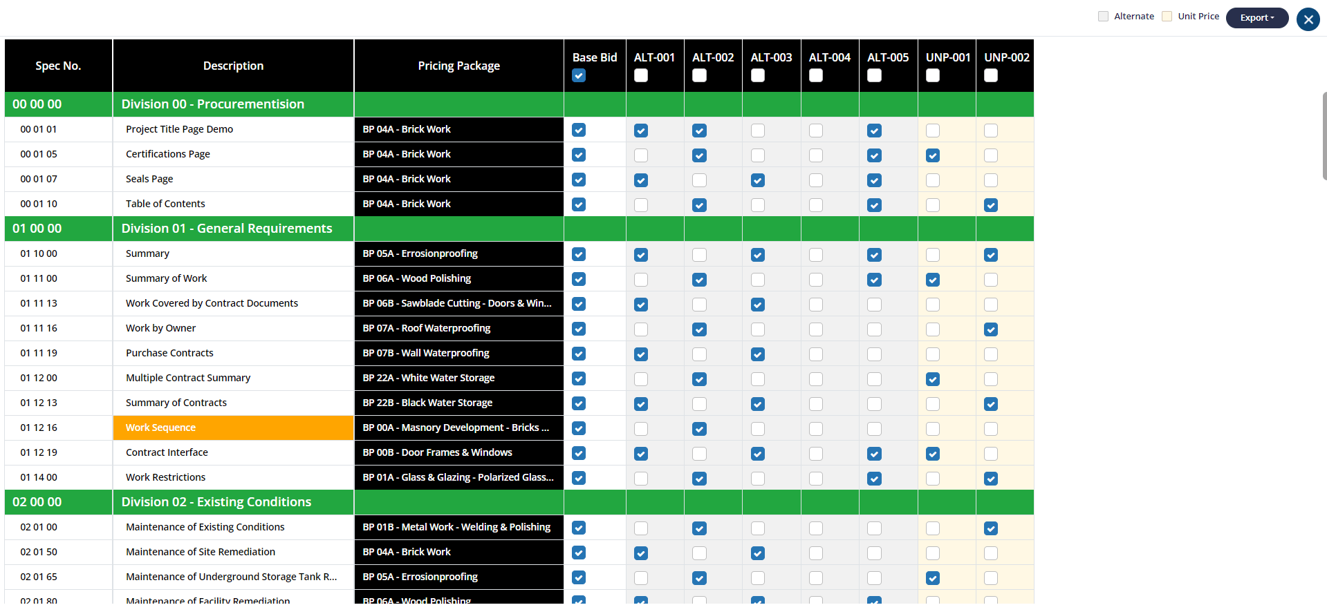 Robust Spec. Assignment Matrtix