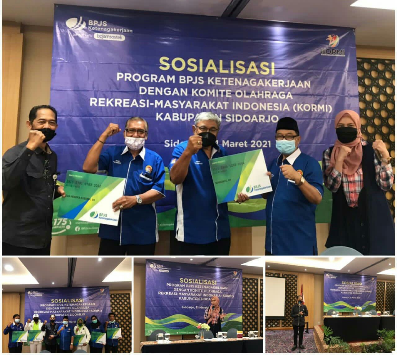 KORMI & Komunitas Olahraga Sidoarjo Menjadi Peserta BPJAMSOSTEK - Bidik.news
