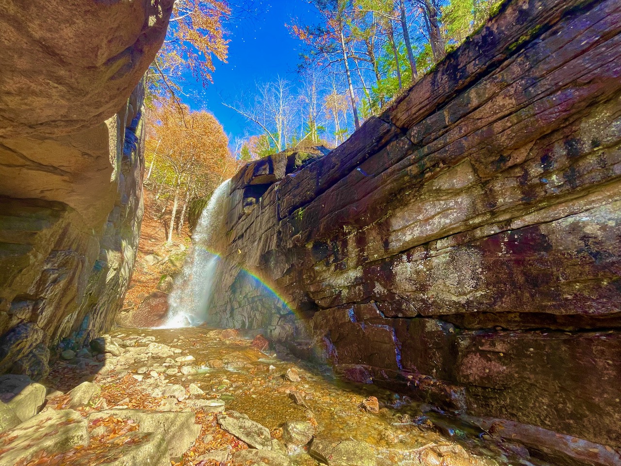 Waterfall and Rainbow