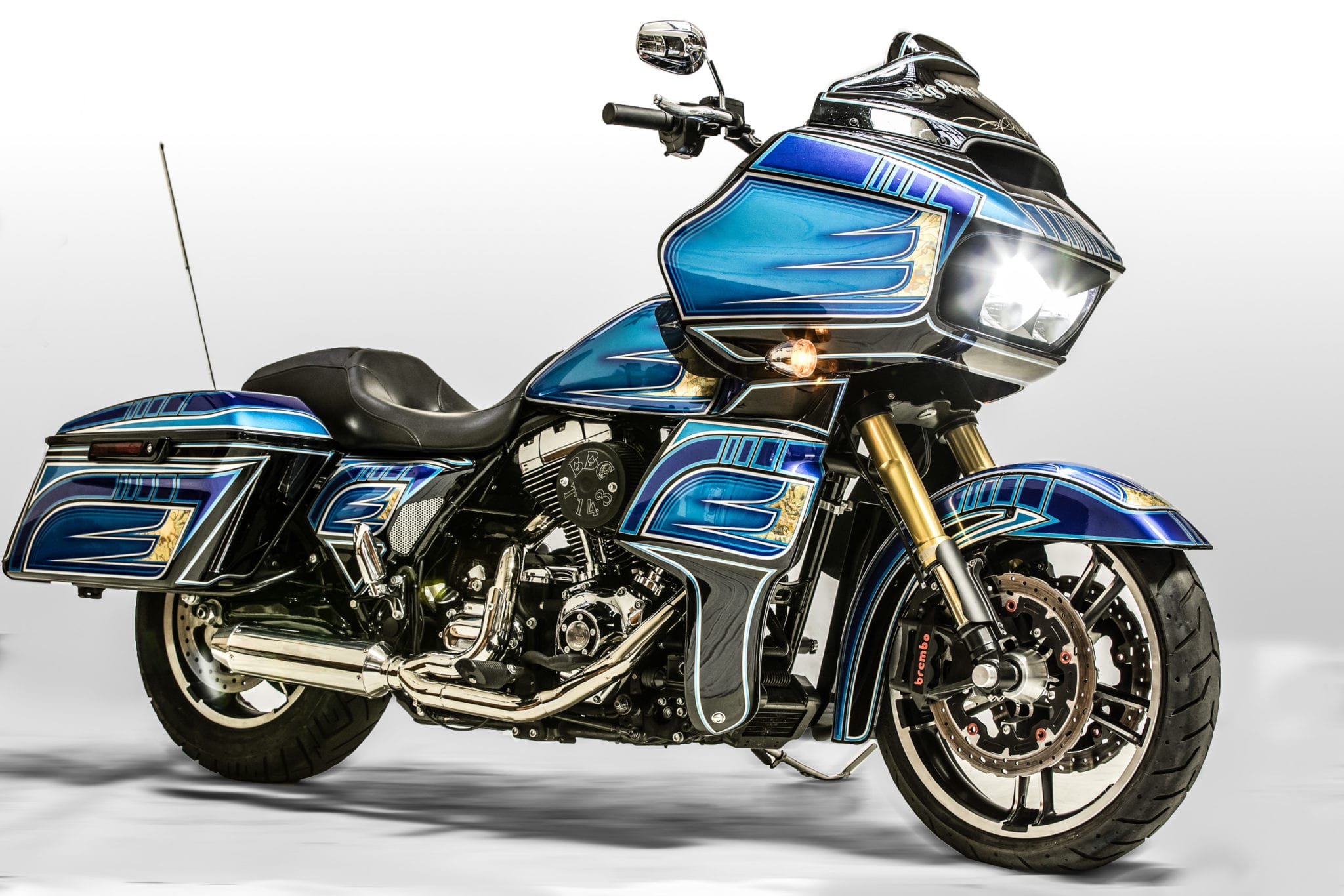 Hd 044 is ohlins top of the line, fully adjustable premium choice for top performance and adjustability. FAIRING LEG SHIELDS, Road Glide 2015 to 2016 | Big Bear