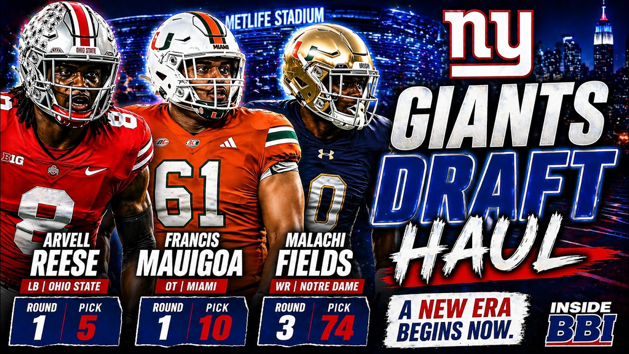 Inside BBI New York Giants 2026 NFL Draft Review Big Blue Interactive Giants 2026 Draft Reaction F09 1 