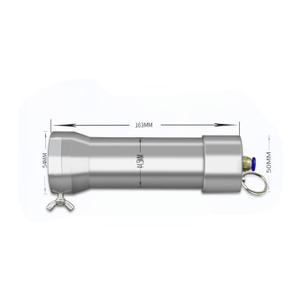 4pcs 50ml 10:1 Epoxy Sealant Pneumatic Dispenser Glue Dispensing Gun Applicator AB Adhensive Caulking Gun Two Component Glue Gun - Adhesive Cartridges - 2