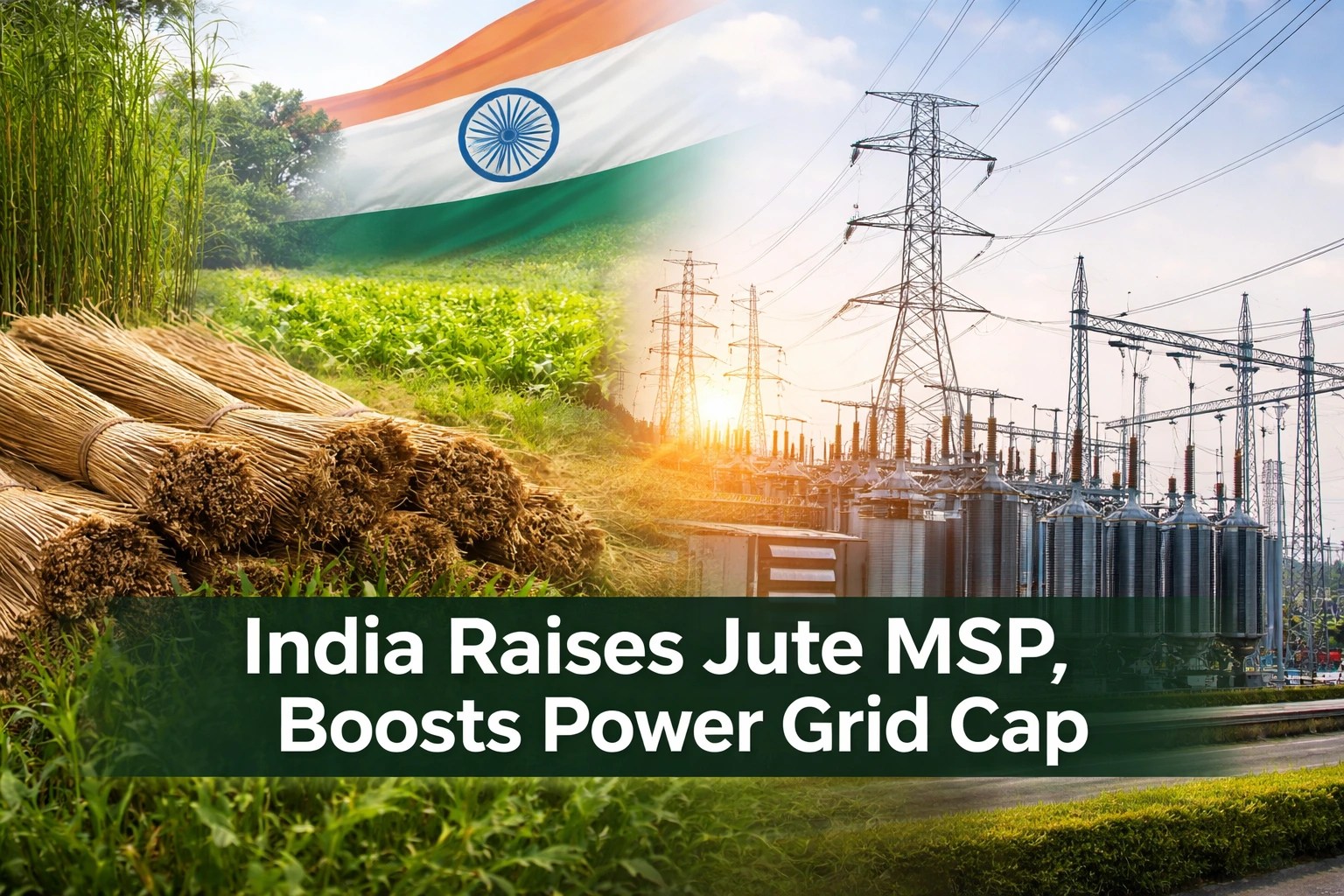 India Raises Raw Jute MSP to Rs 5,925, Boosts POWERGRID Investment Cap