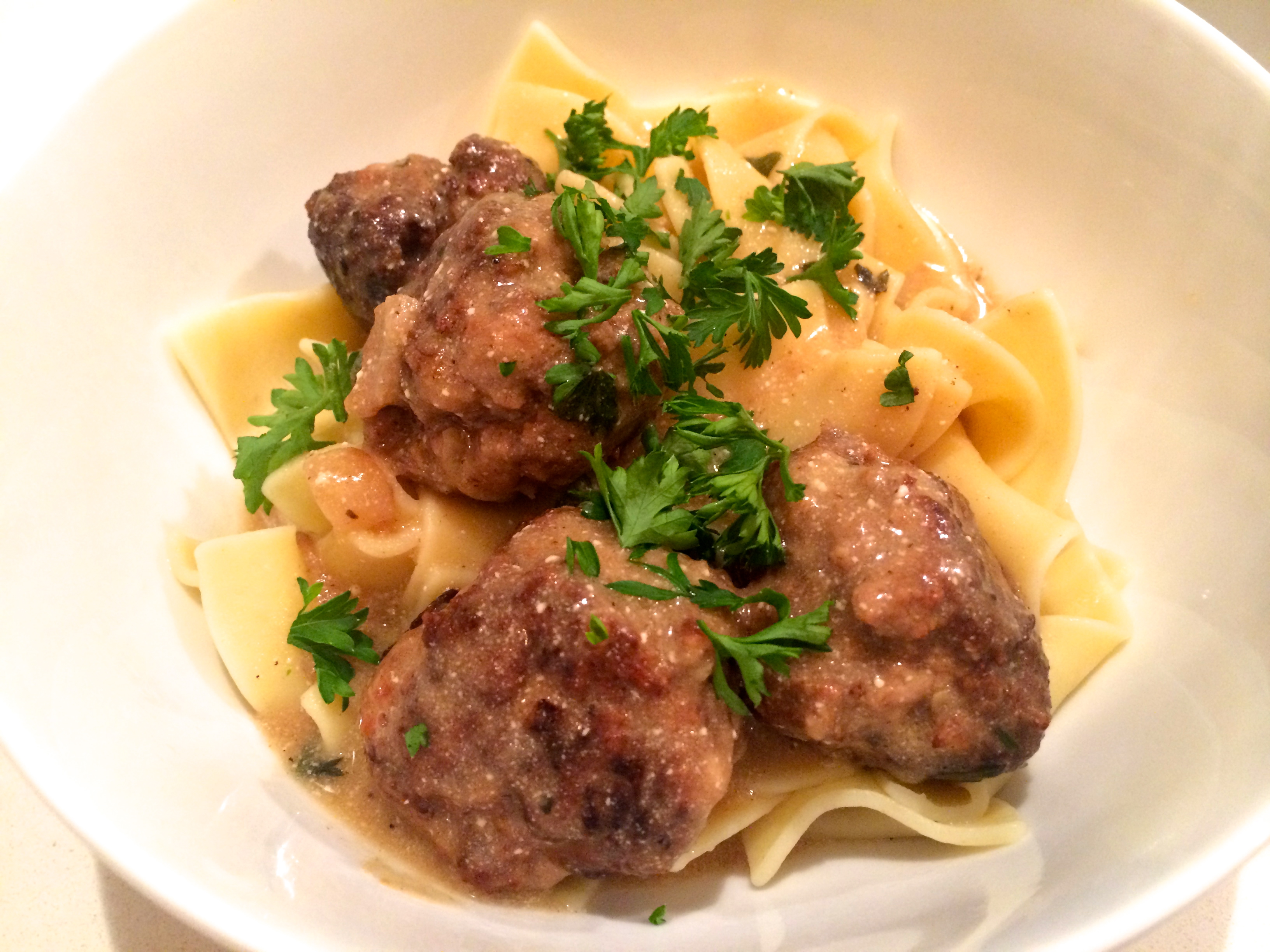 Swedish Meatballs & Egg Noodles Big City Tiny Kitchen
