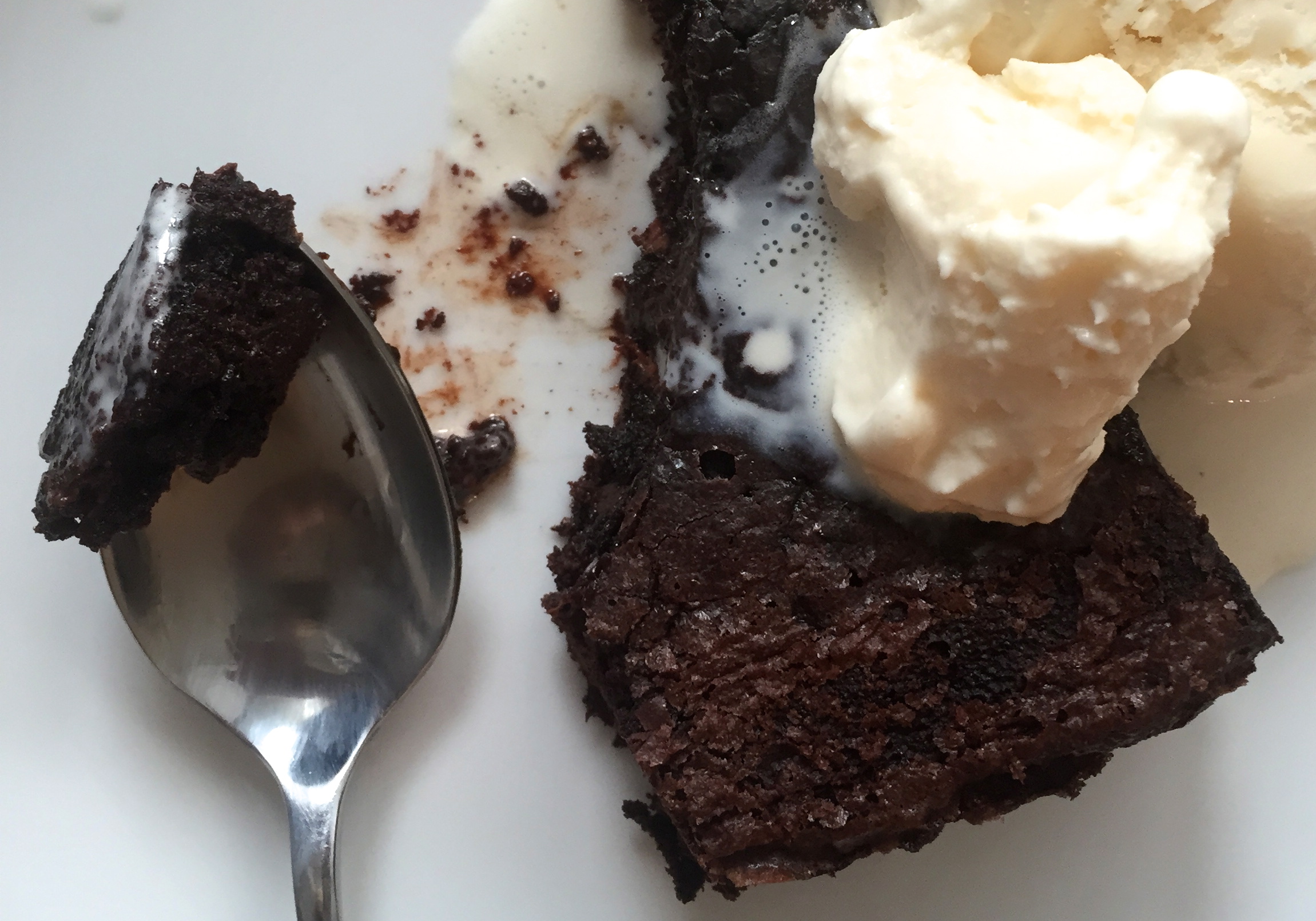 Slow Cooker Brownie Cake Big City Tiny Kitchen