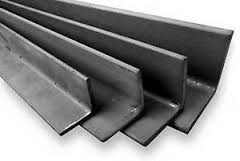 Some long pieces of metal with an L-shaped cross-section