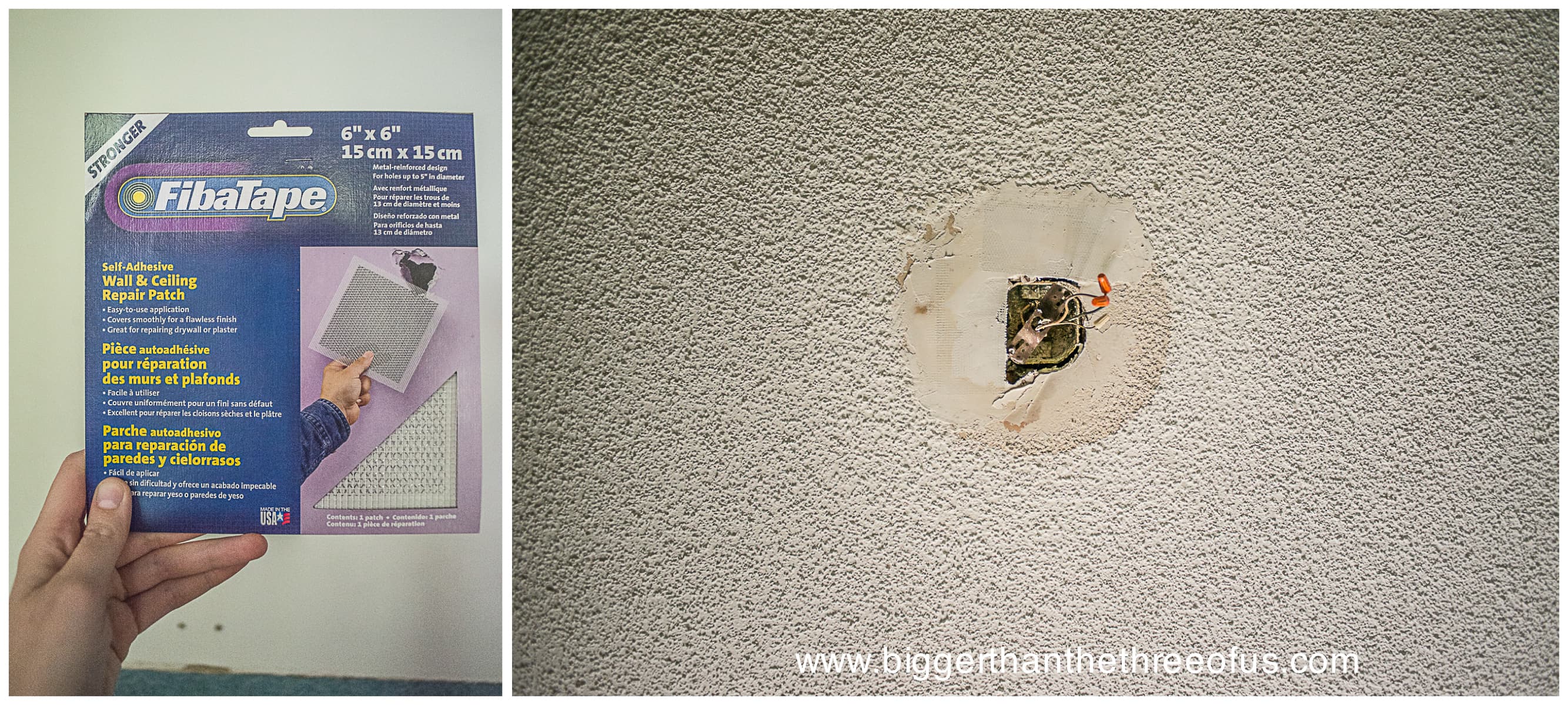 Bees are an essential part of the environment. Patch a Drywall Hole and Popcorn Ceiling