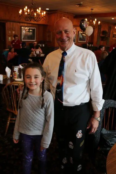 Woodloch Pines Resort owner in a coordinated outfit