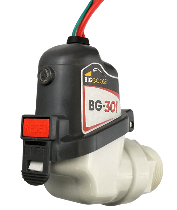 Condensate drain pan float switch reset