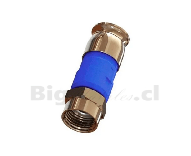 Conector coaxial Rg6 Belden Azul