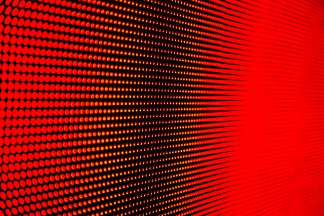 Micro LED screen display.