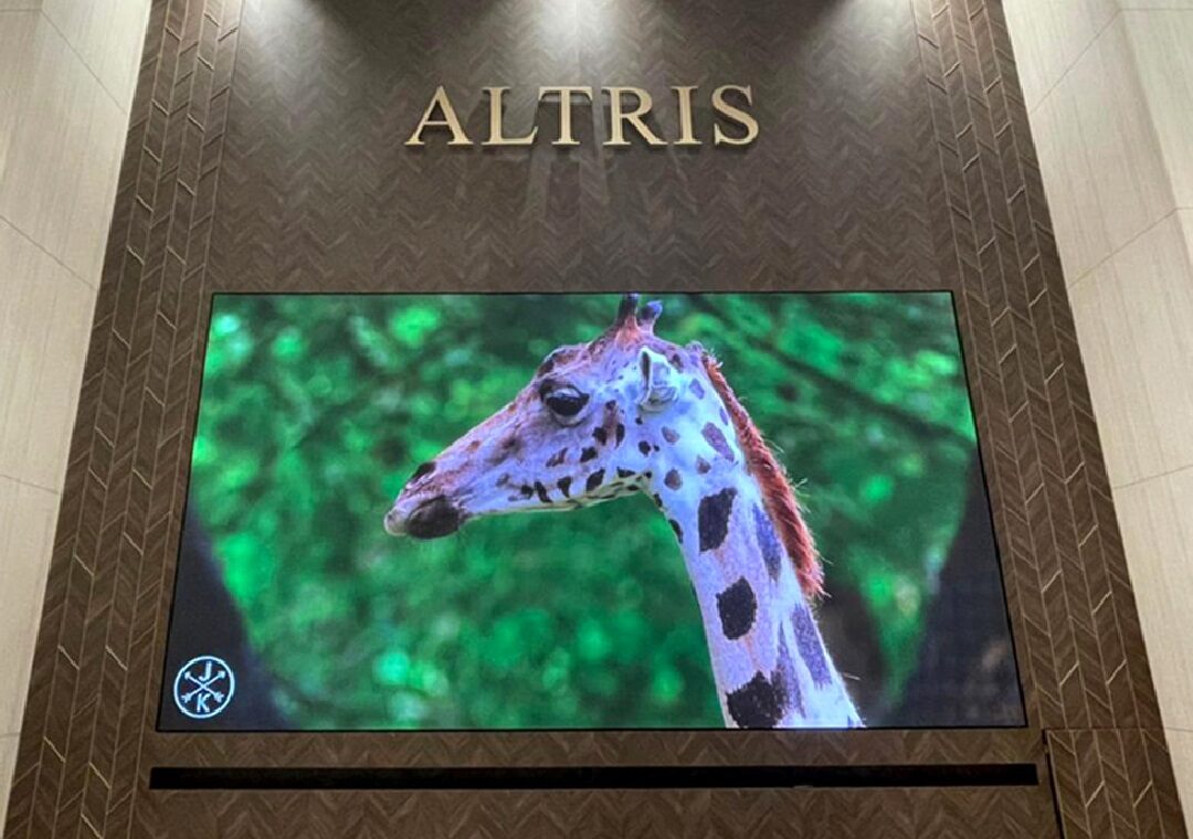 Indoor LED Screen at Altris Sales Gallery