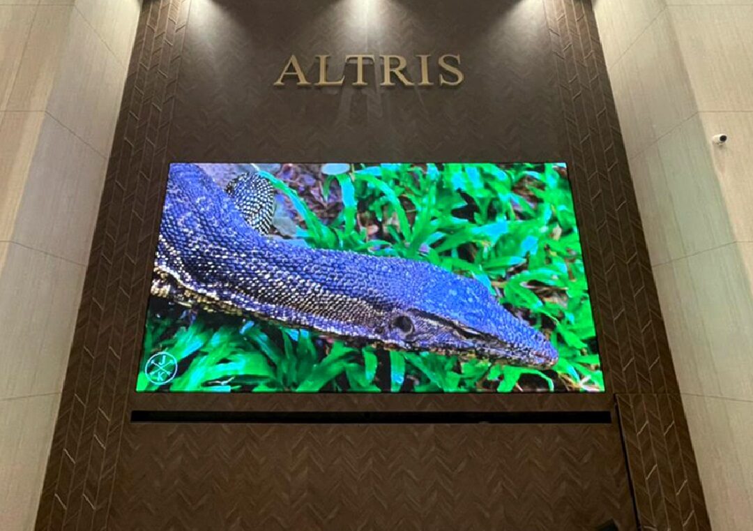 Indoor LED Screen at Altris Sales Gallery