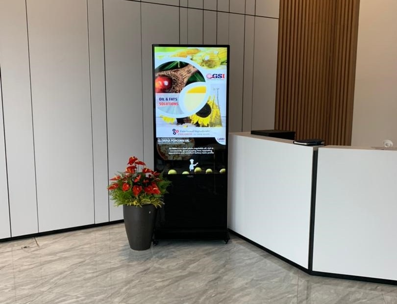Digital Standee at Global Specialty Ingredients Office