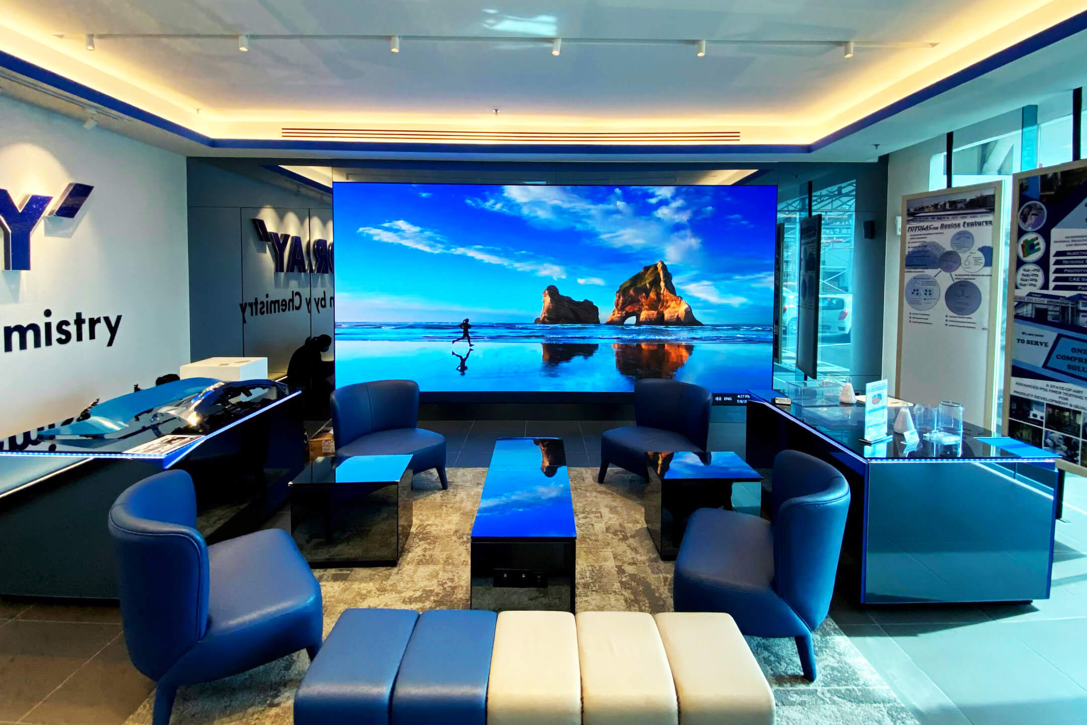Indoor LED Screen at Toray Plastic