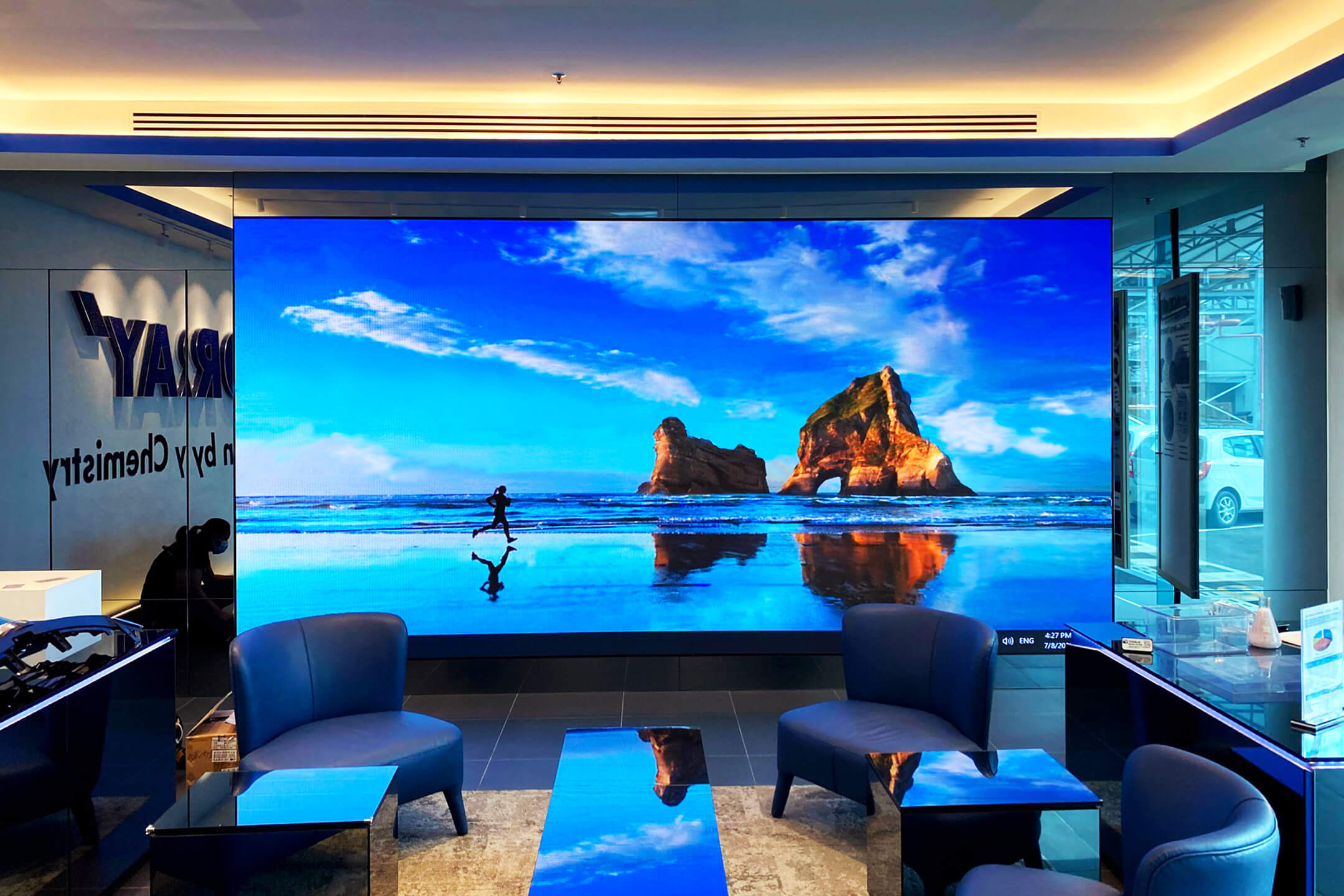 Indoor LED Screen at Toray Plastic