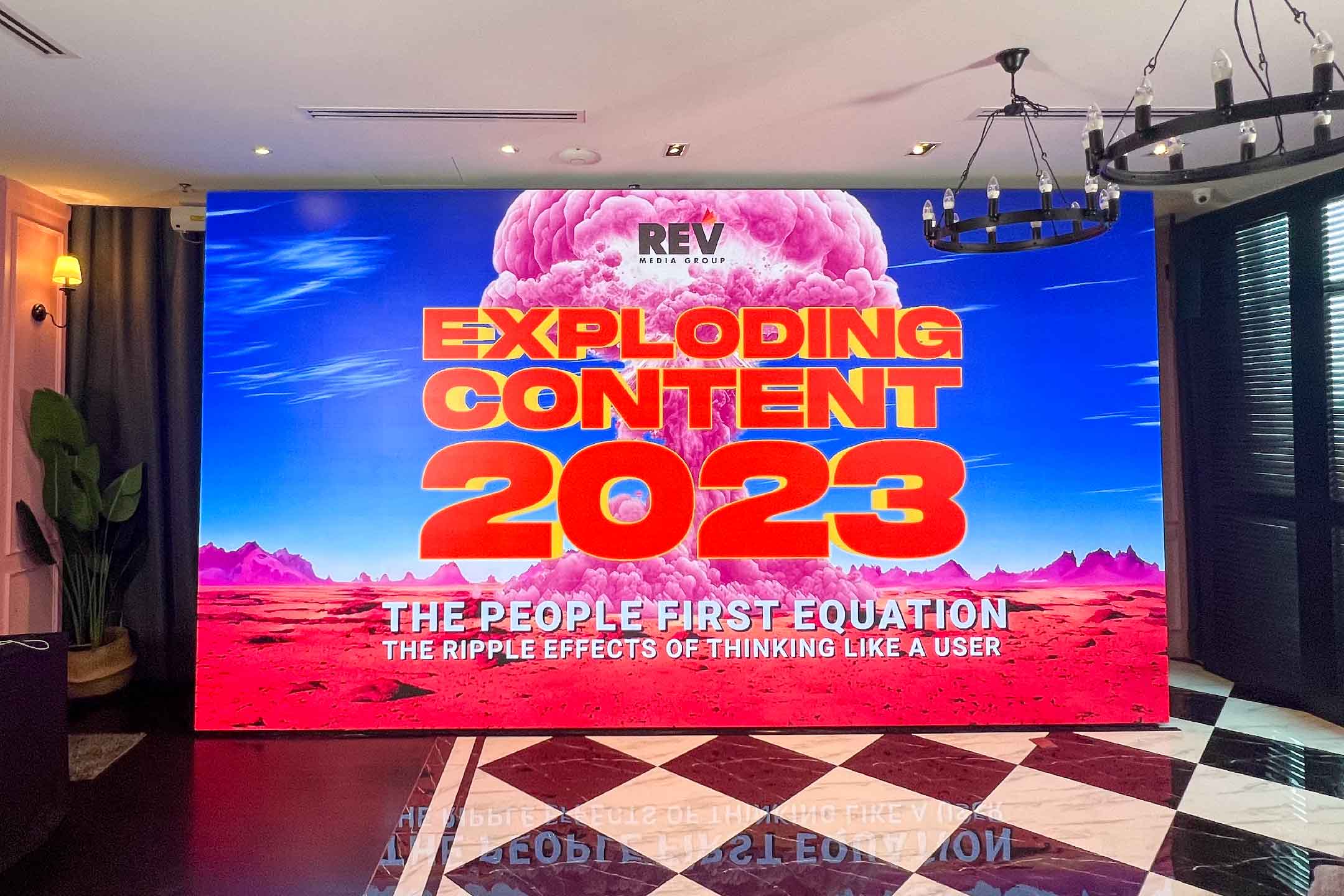 Event / Rental LED Screen at Exploding Content 2023, Colony KL Eco City