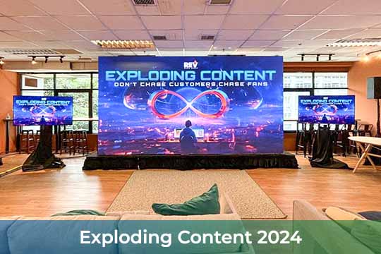 Event / Rental LED Screen for Exploding Content 2024 at Sri Pentas, Bandar Utama