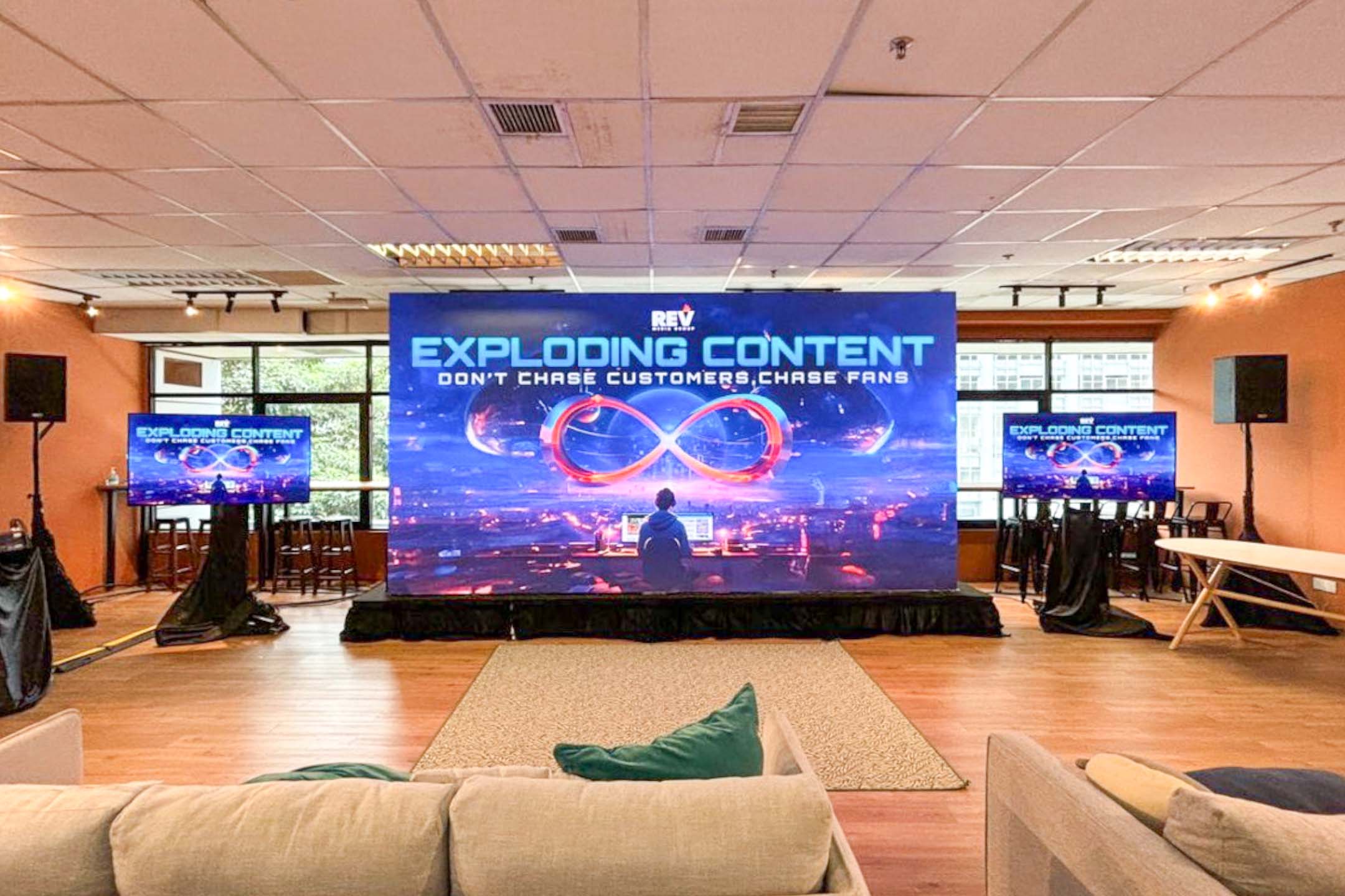 Event / Rental LED Screen for Exploding Content 2024 at Sri Pentas, Bandar Utama
