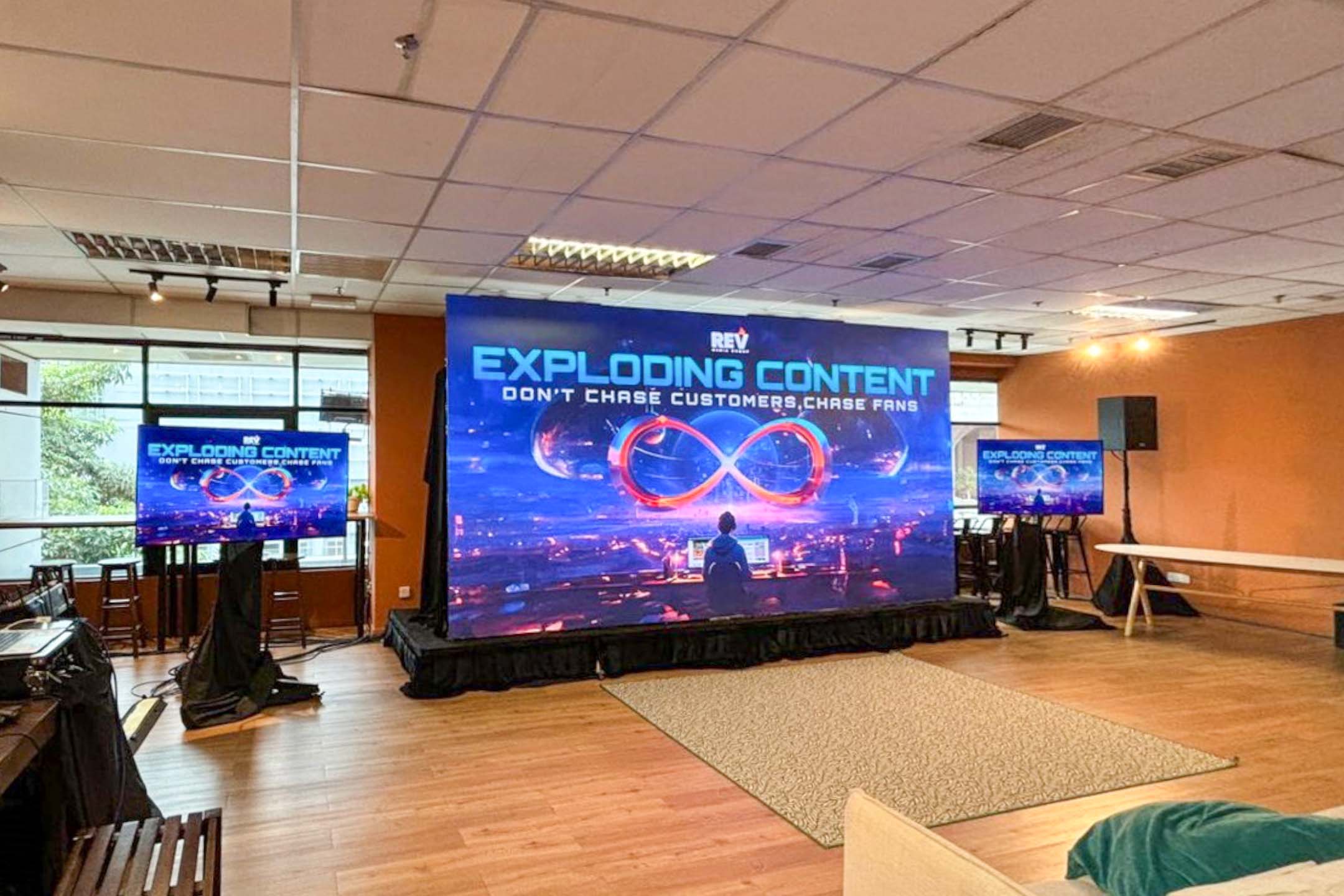Event / Rental LED Screen for Exploding Content 2024 at Sri Pentas, Bandar Utama