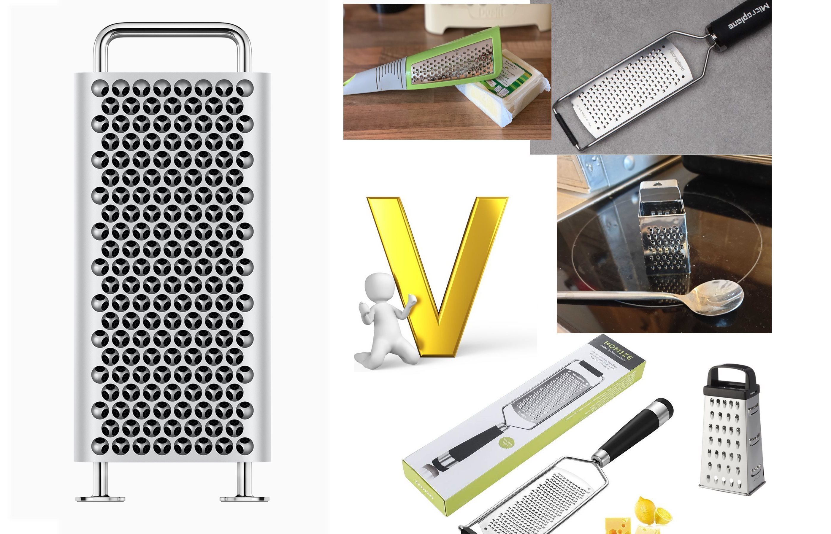 Apple Mac Pro vs the rest which is the best cheese grater? The Big