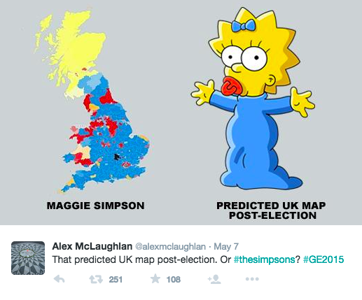 Uk Election Mappery Will Maggie Ditch Marge Big Think