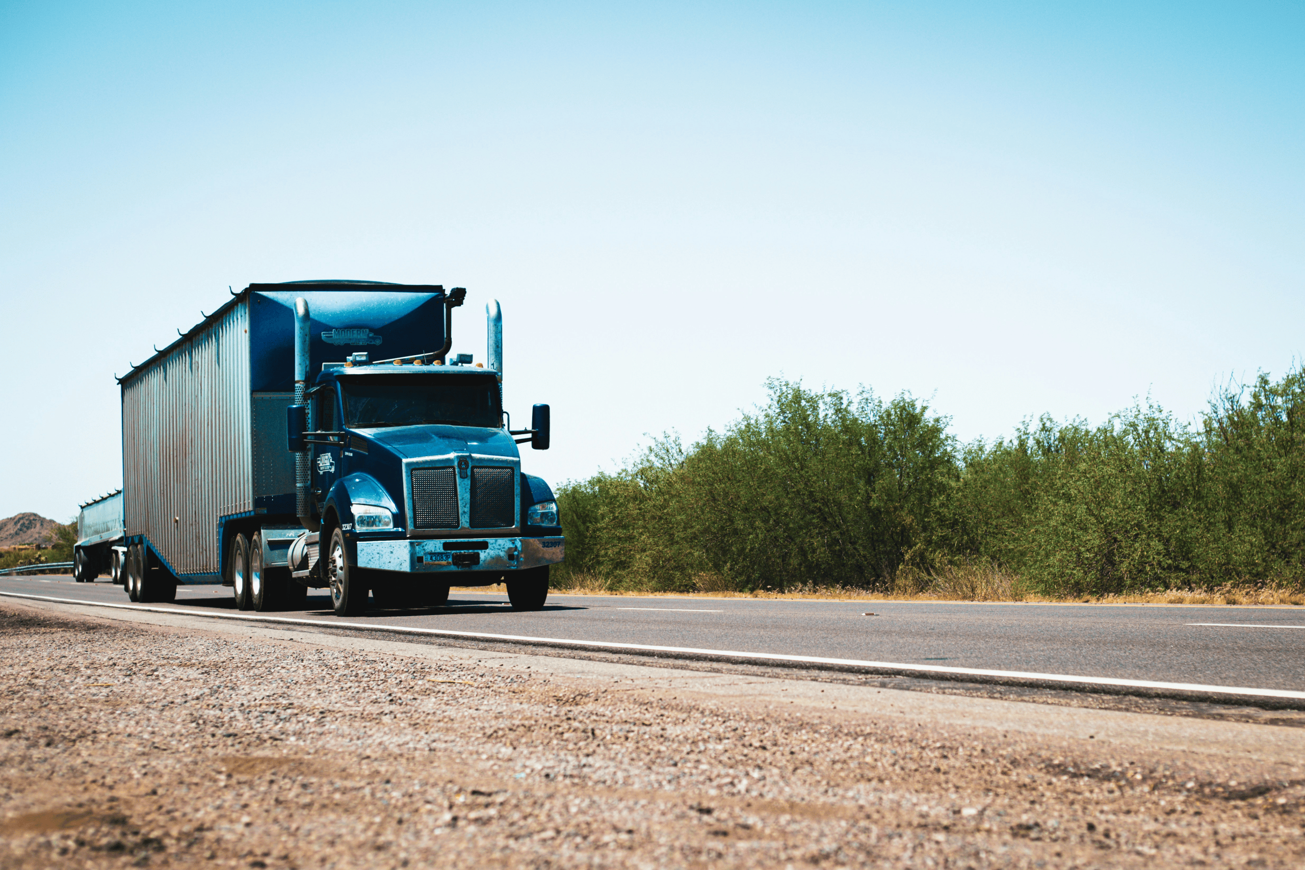 Professional trucking operation