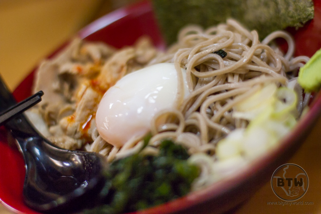 Close-up of a bowl of ramen in Tokyo, Japan