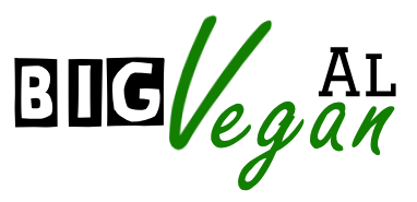 The main logo of the Big Vegan Al website
