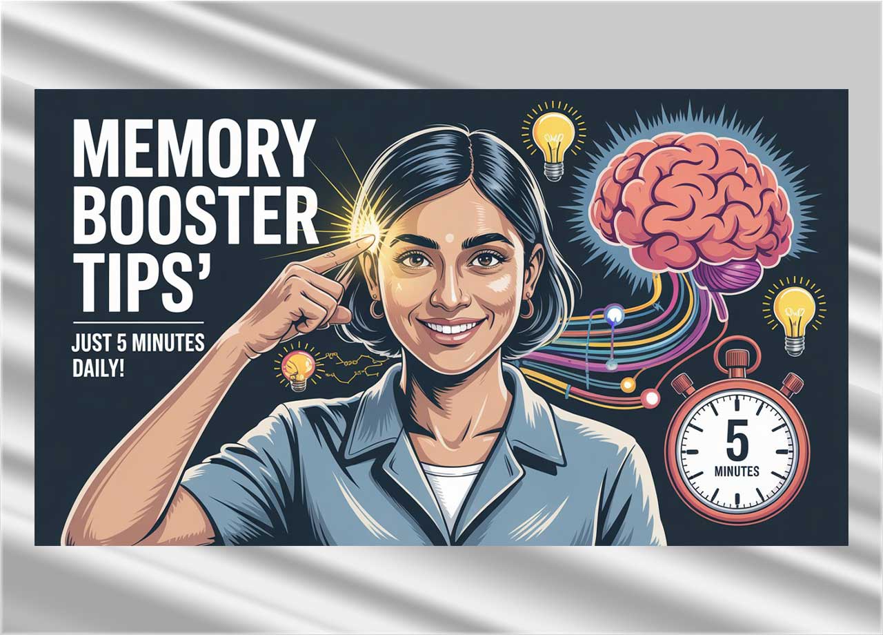 5 मिनट में memory booster tips