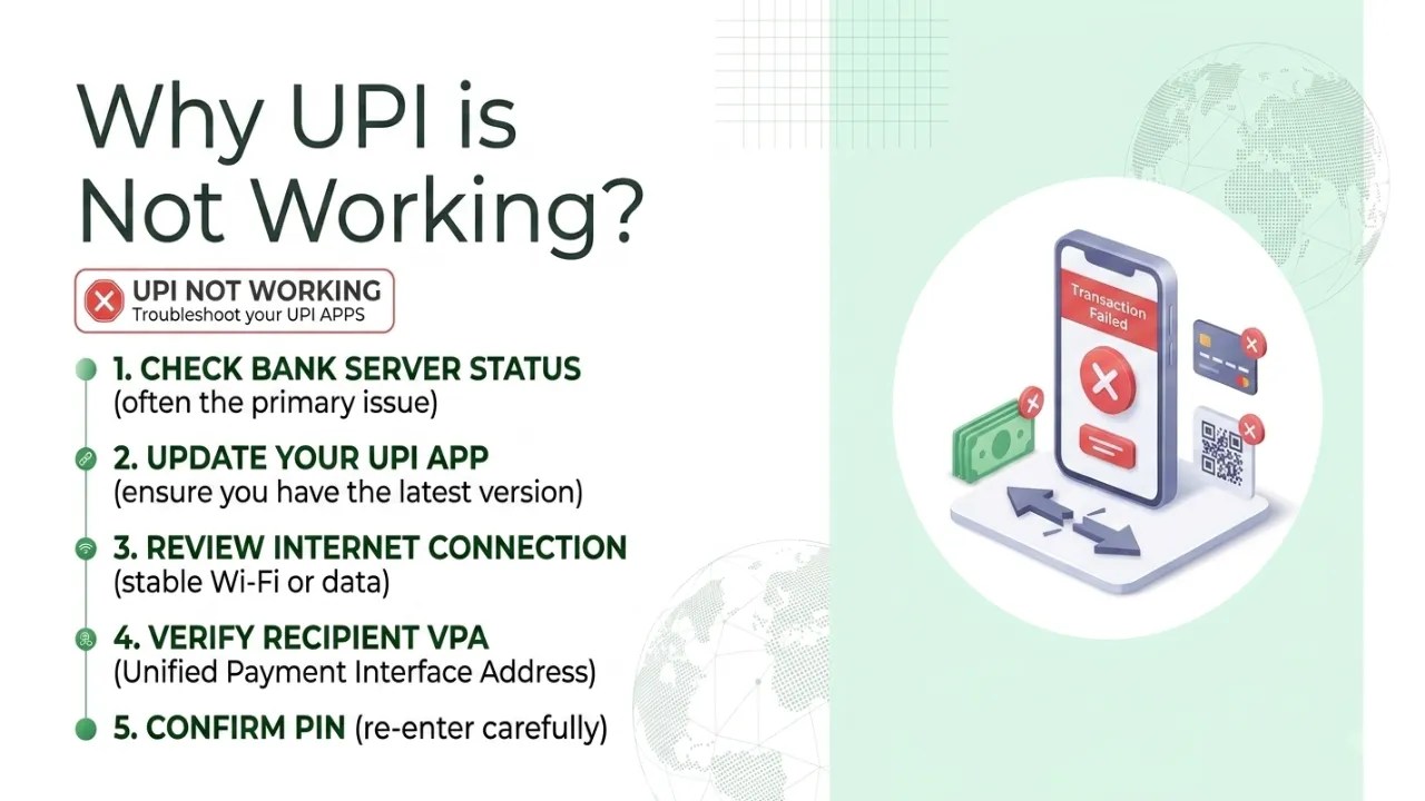 UPI Not Working