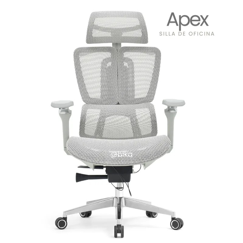 Silla de escritorio presidente Apex color gris