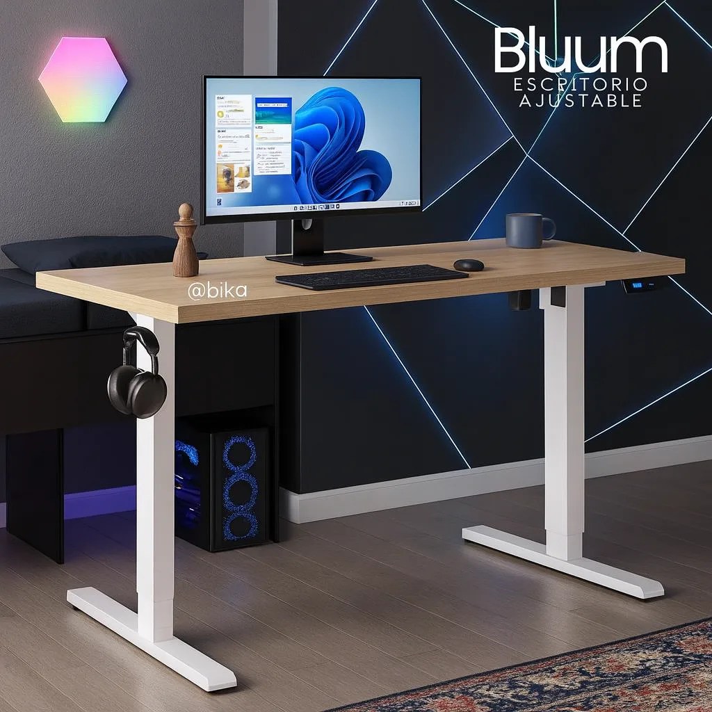 Escritorio Ajustable en altura electrico Bluum