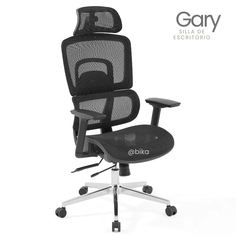 Silla de Escritorio Presidente Gary negra