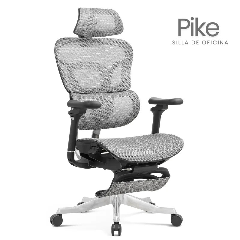 Silla de Escritorio Pike color gris