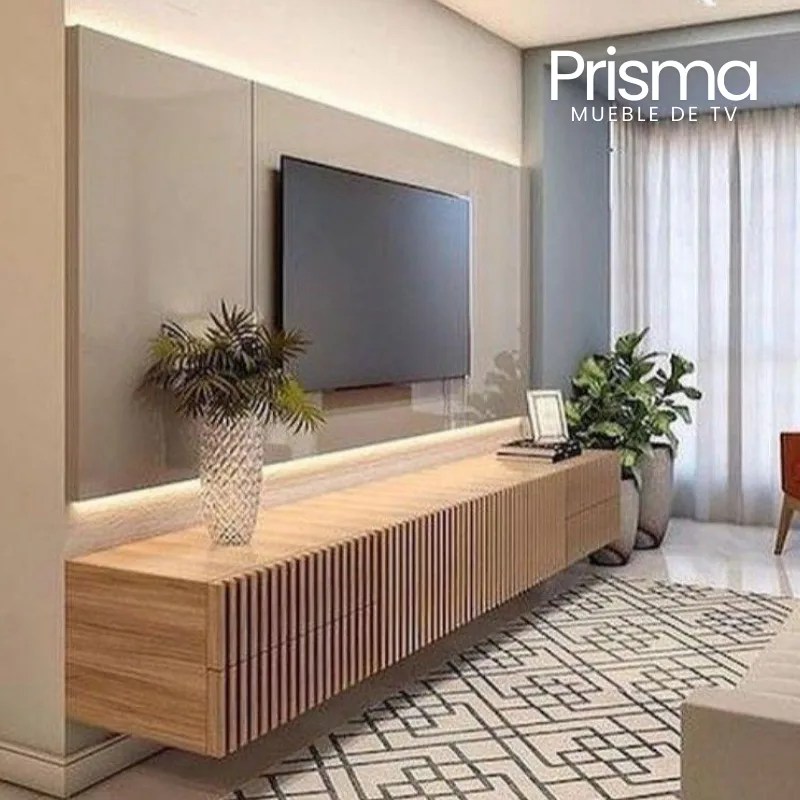 centro de entretenimiento prisma flotante