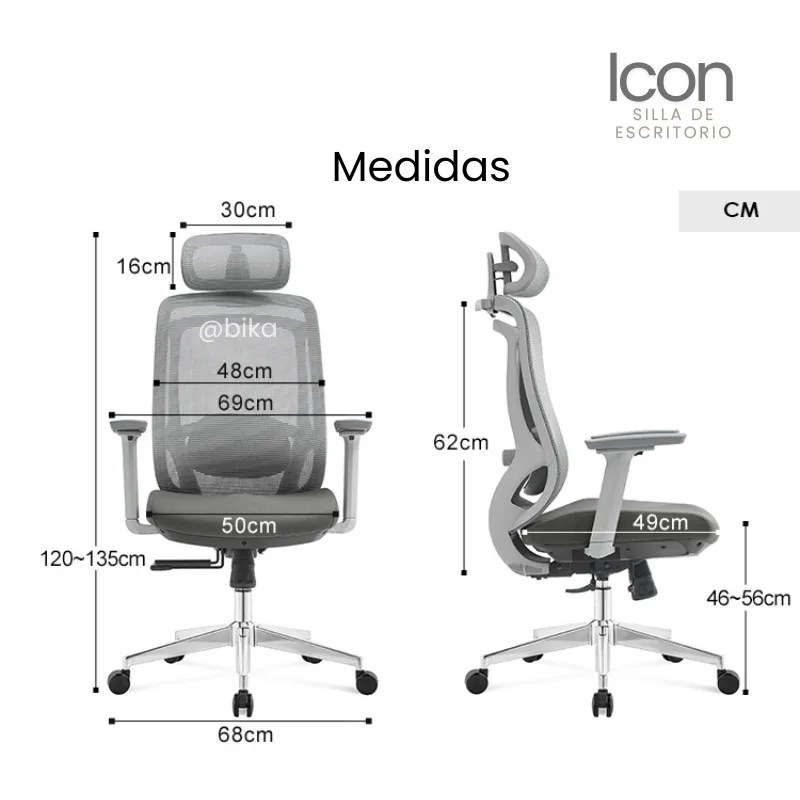 Silla de Escritorio Presidente Icon ergonomica
