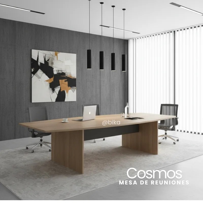 mesa de reuniones cosmos moderna y con conectividad