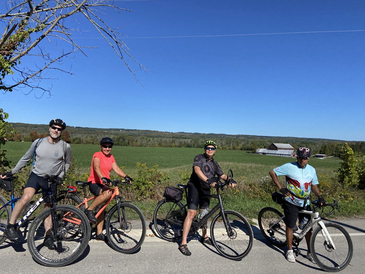 Ontario by Bike Caledon hills view