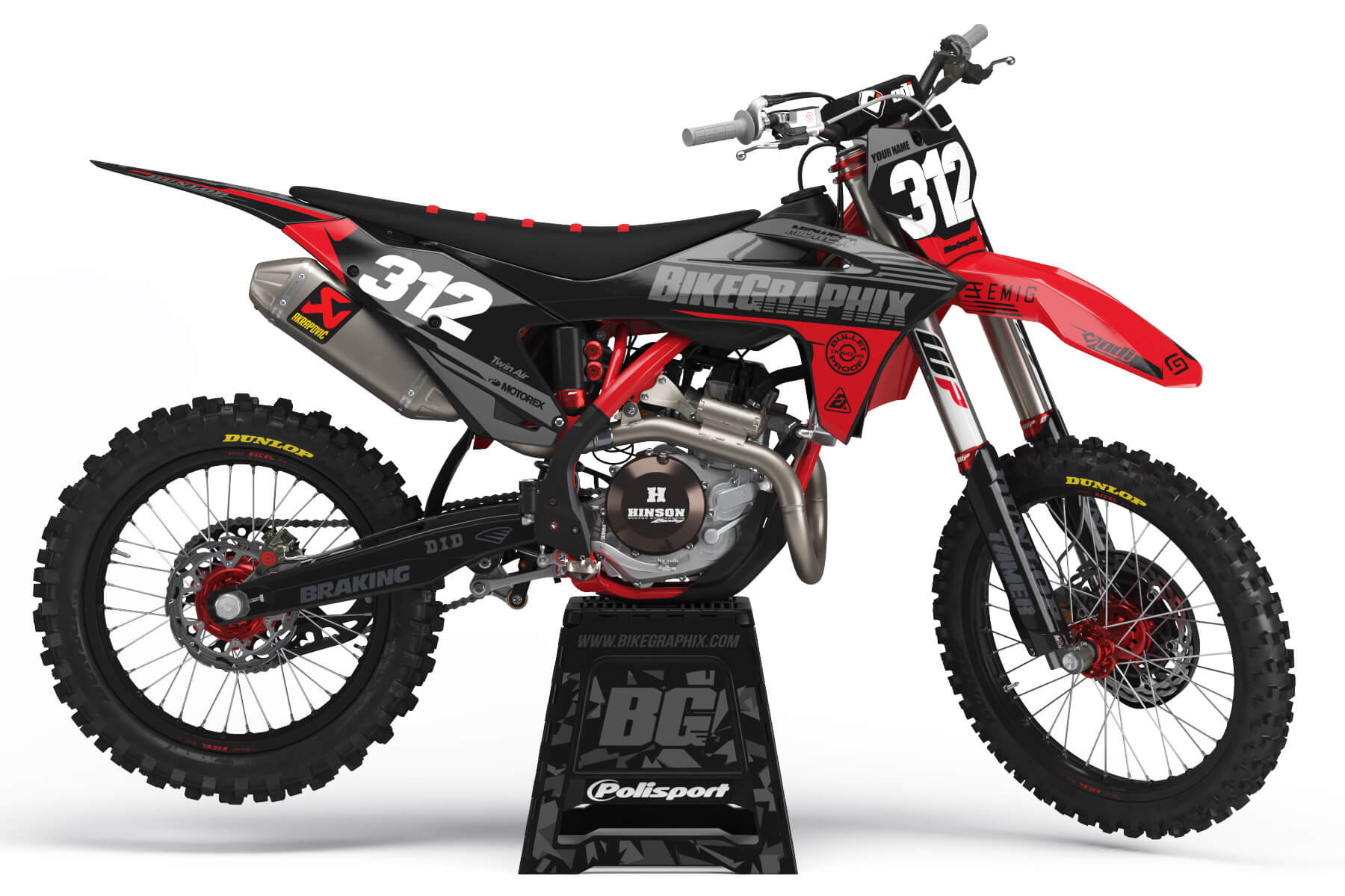 GasGas Korza Semi Custom Motocross Graphics - BikeGraphix