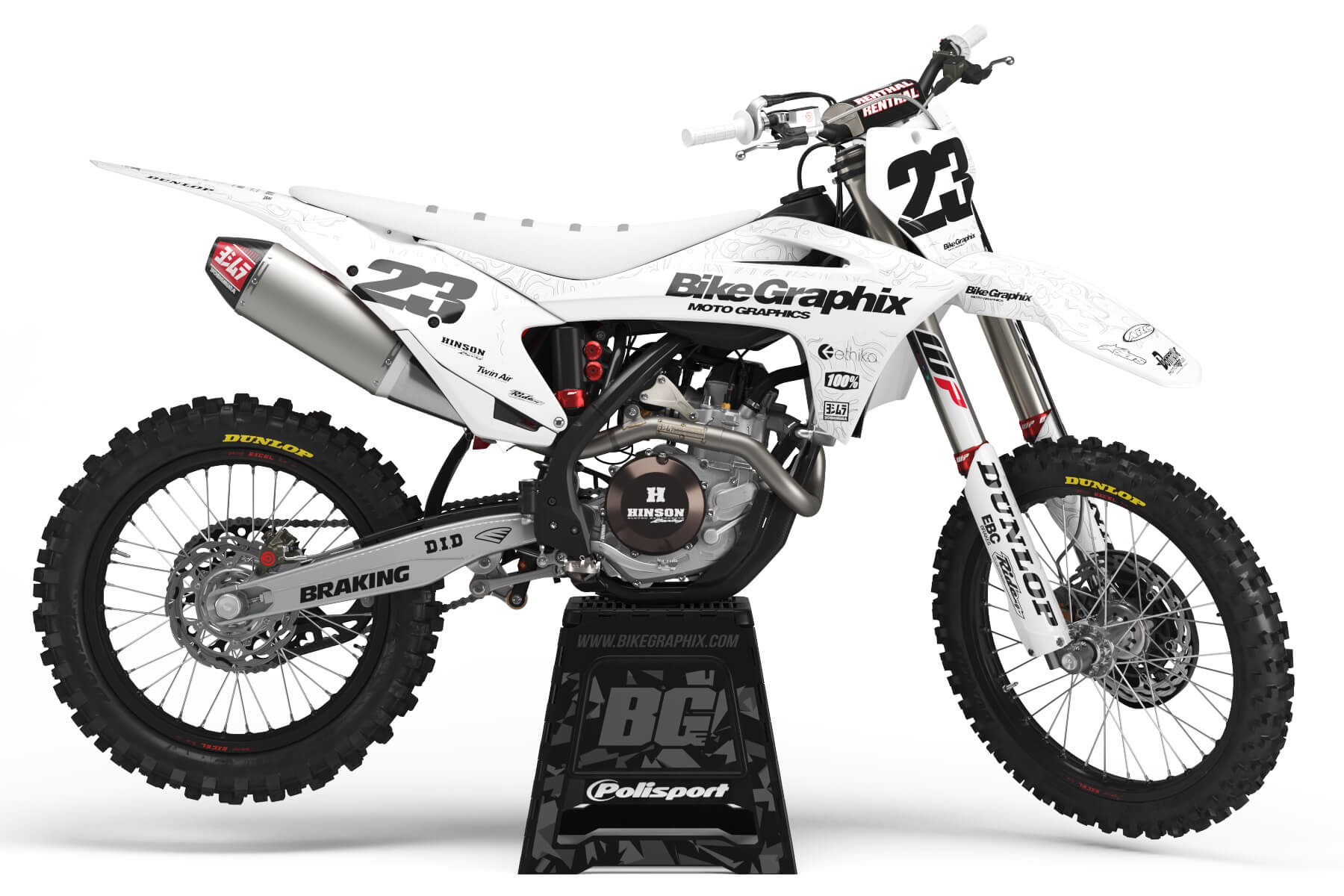 GasGas GLACIER Semi Custom Motocross Graphics - BikeGraphix