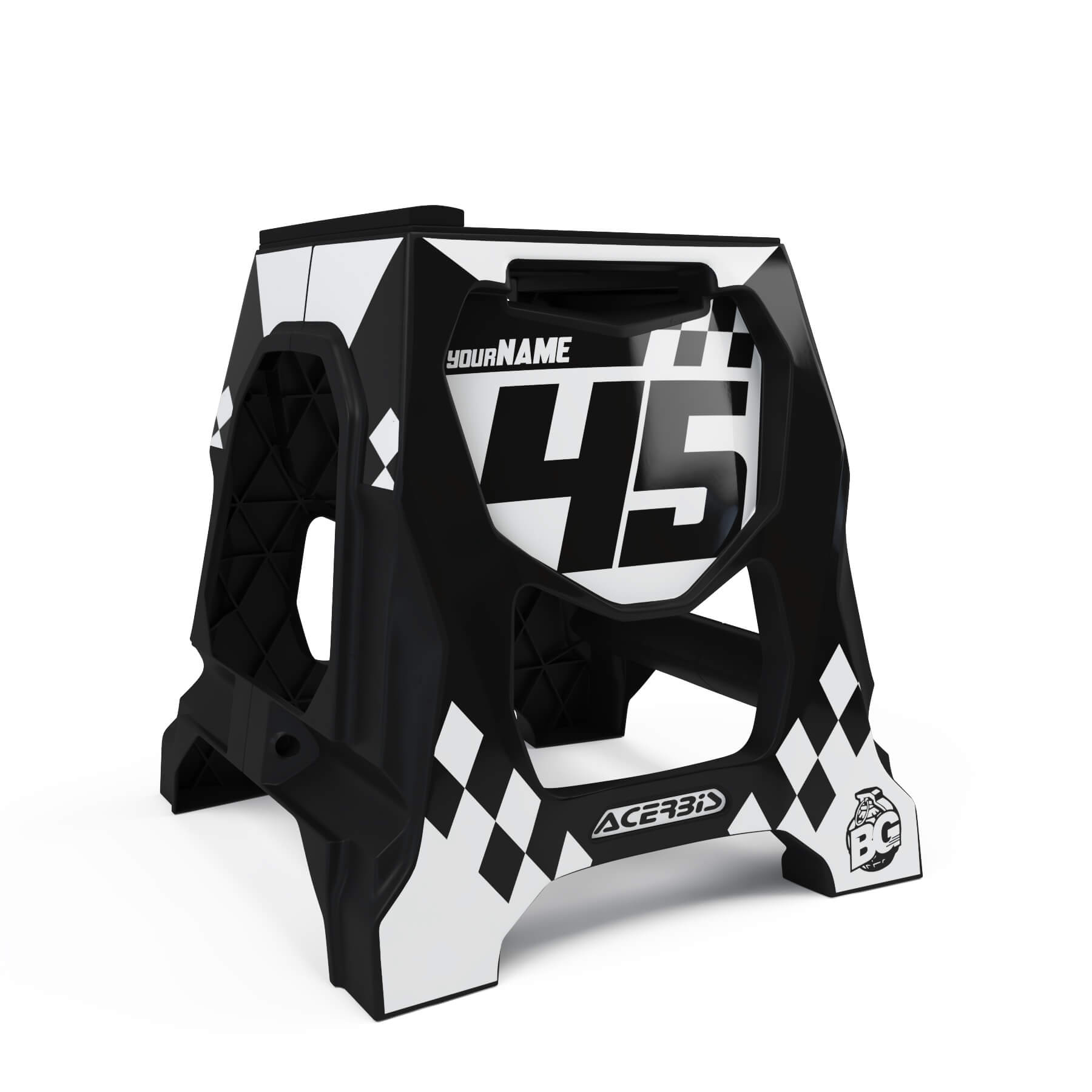 Acerbis 711 Bike Stand - Stars - BikeGraphix
