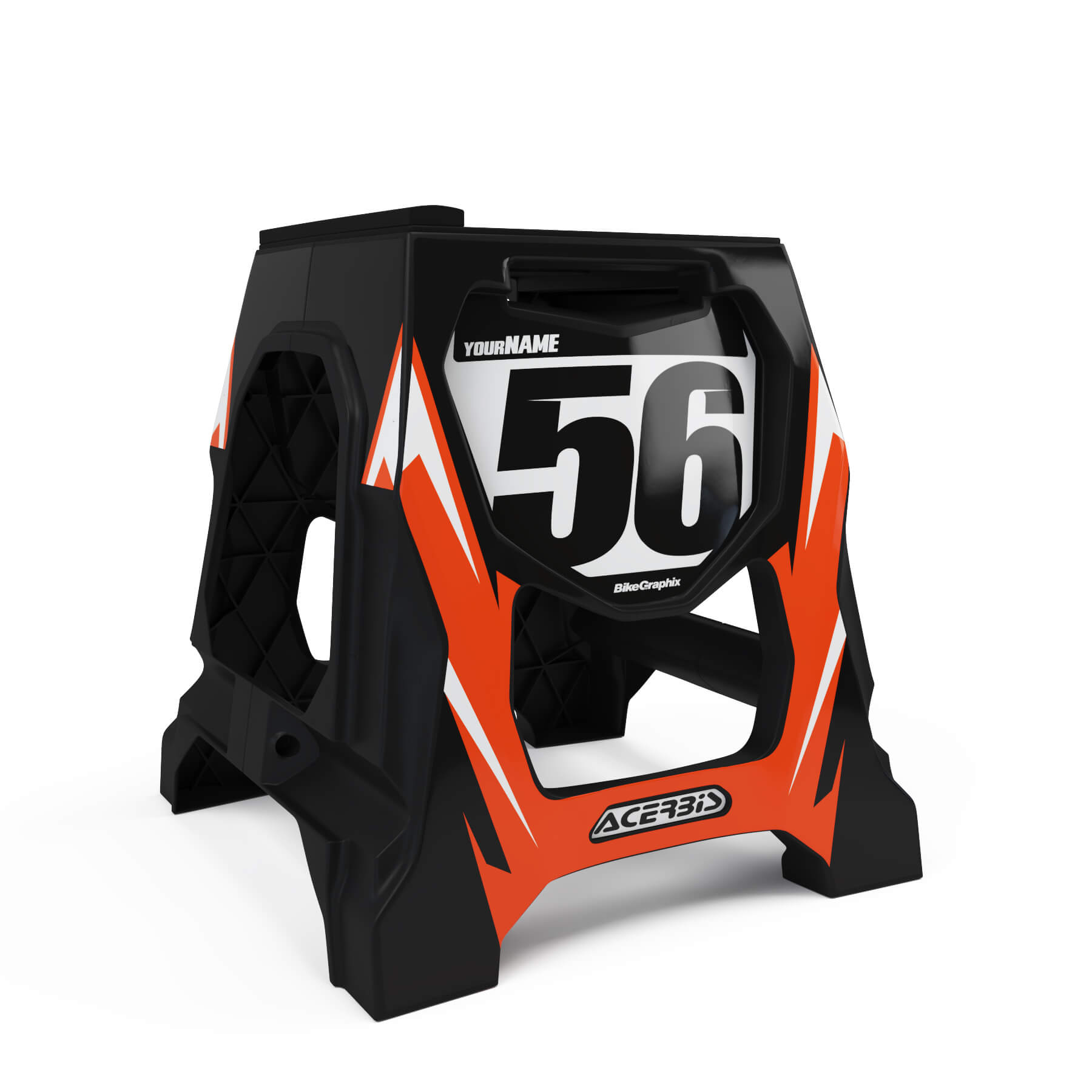 Acerbis 711 Bike Stand - Carbon - BikeGraphix