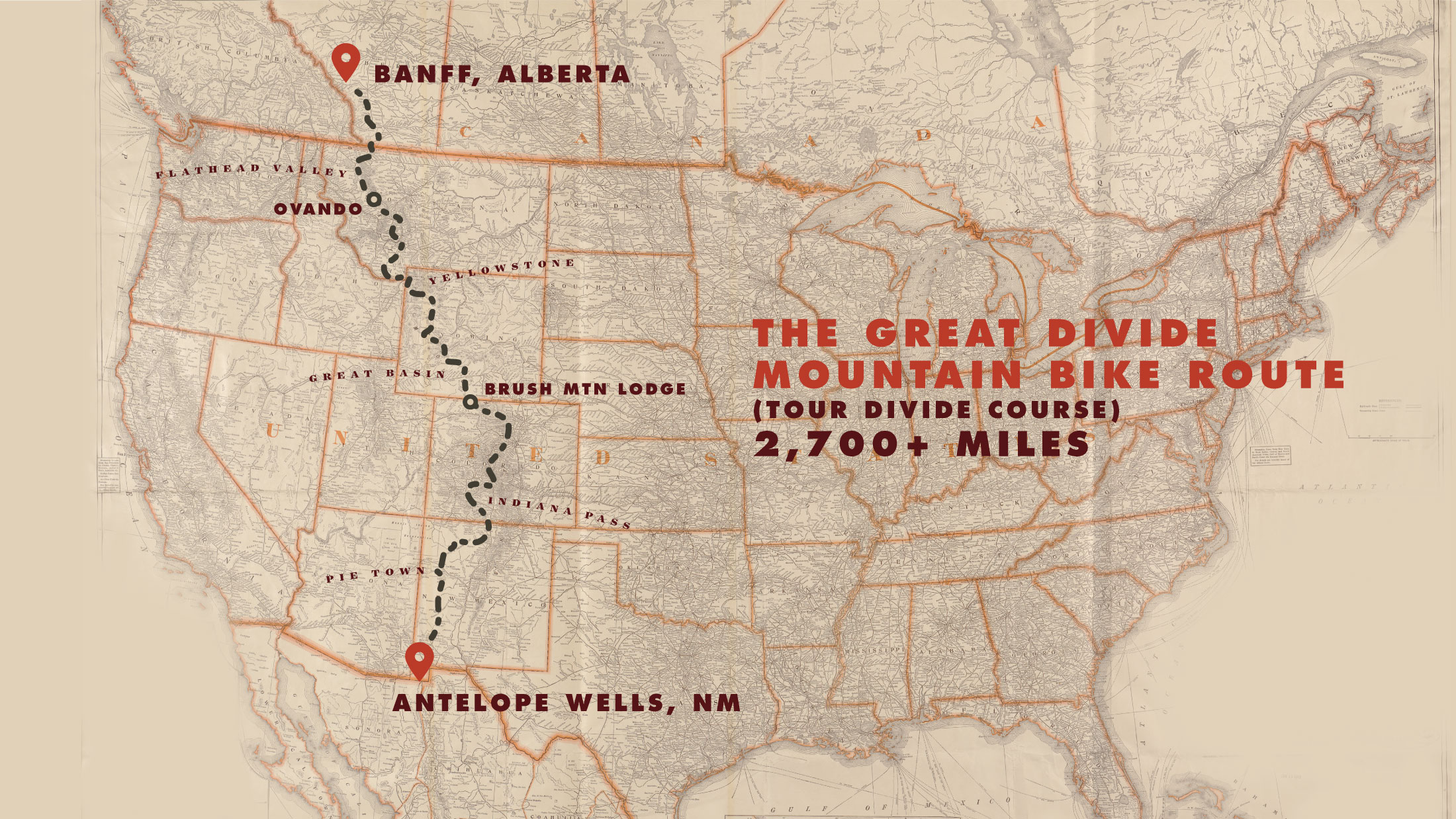 Tour Divide Maps At Benjamin Stone Wigg Blog TD Map 