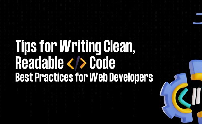 Tips For Writing Clean, Readable Code: Best Practices For Web ...