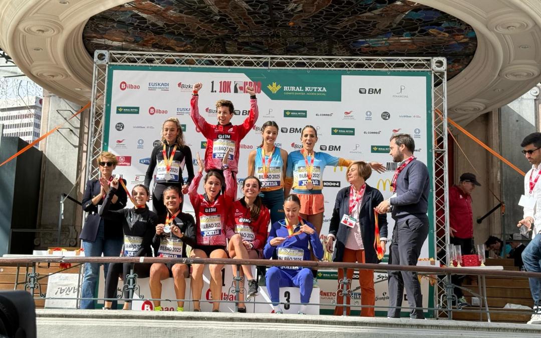 BILBAO ATLETISMO SANTUTXU, CAMPEONAS DE ESPAÑA DE 10K EN CASA